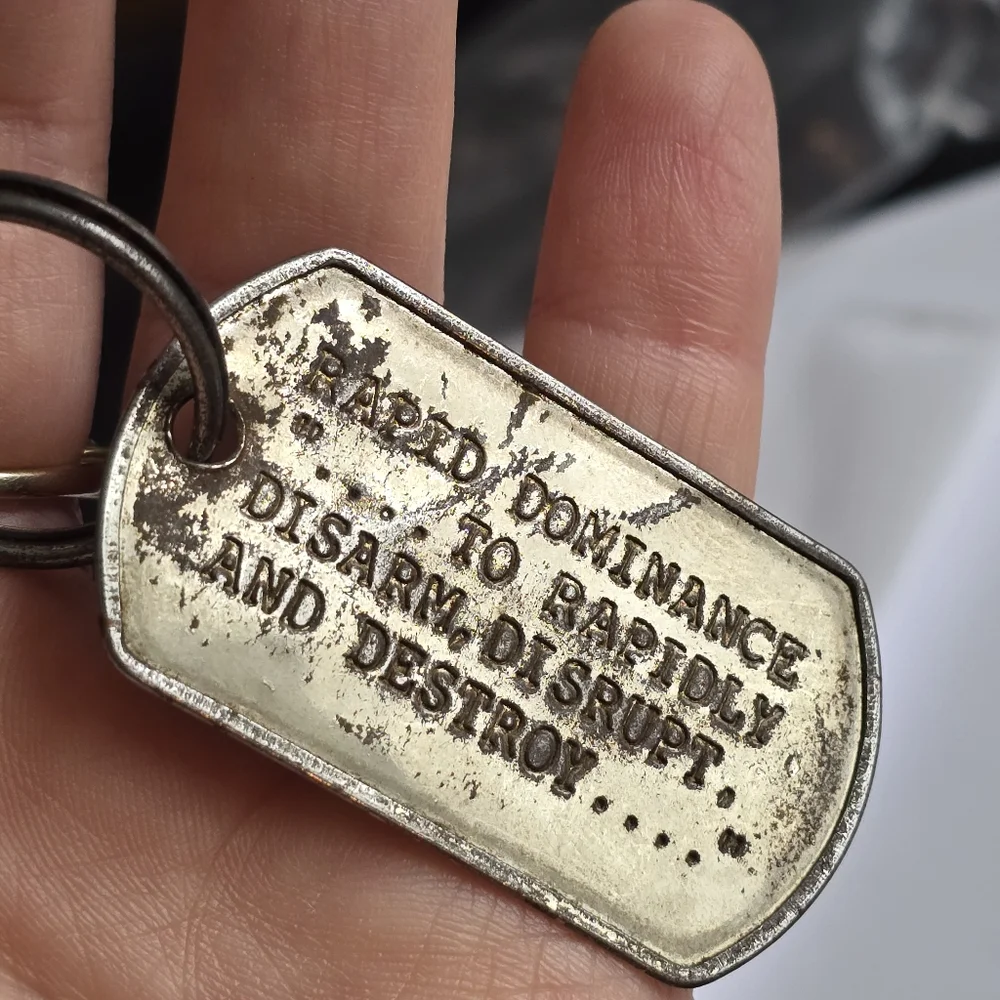 Keychain Rapid dominance to rapidly disarm, disrupt, and destroy military